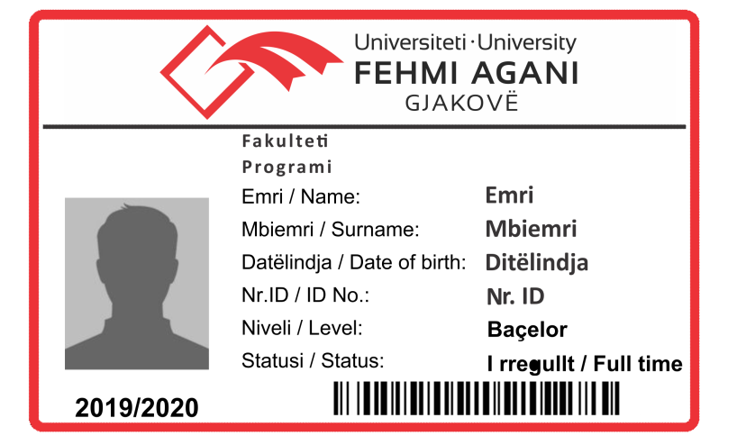 Important Announcement about ID cards for all UFAGJ students